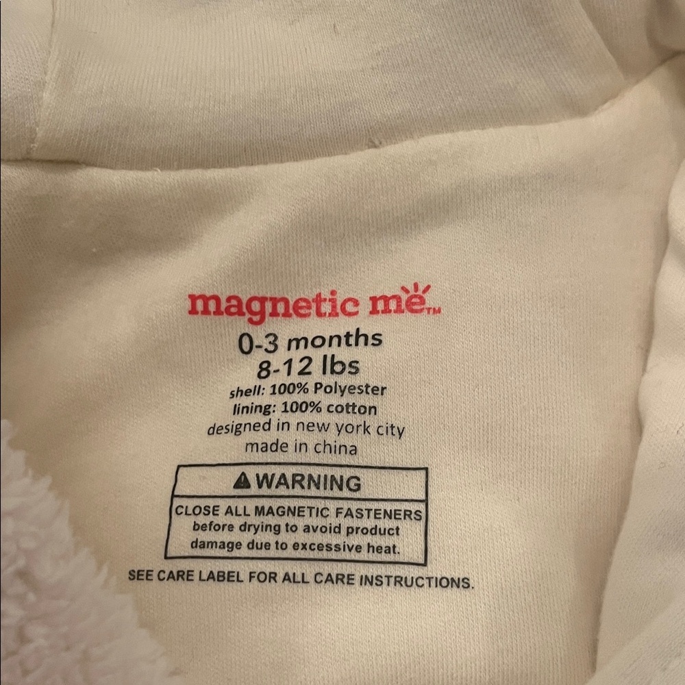 Magnetic Me Cream Infant Onesie